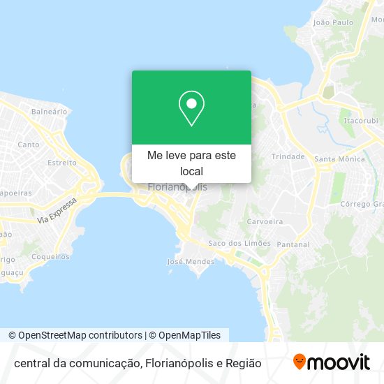 central da comunicação mapa
