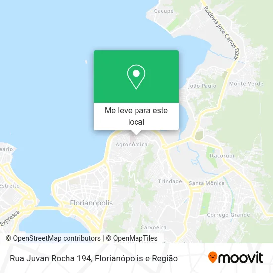 Rua Juvan Rocha 194 mapa