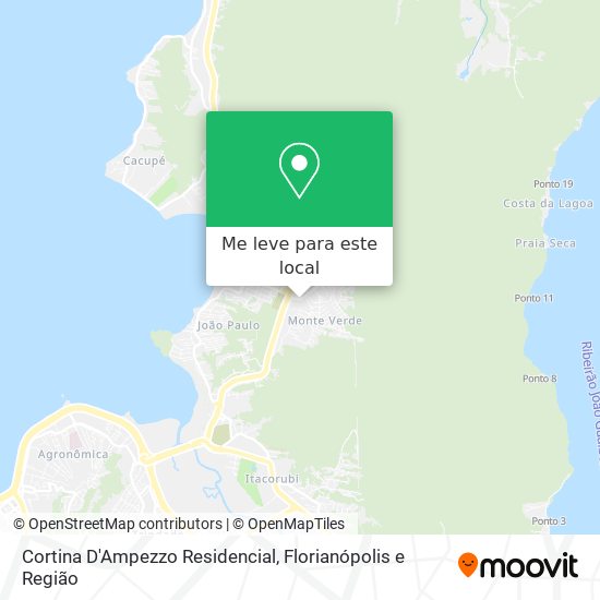 Cortina D'Ampezzo Residencial mapa