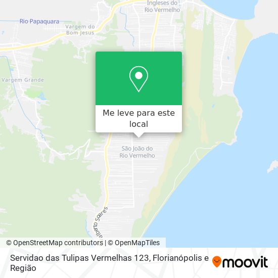 Servidao das Tulipas Vermelhas 123 mapa