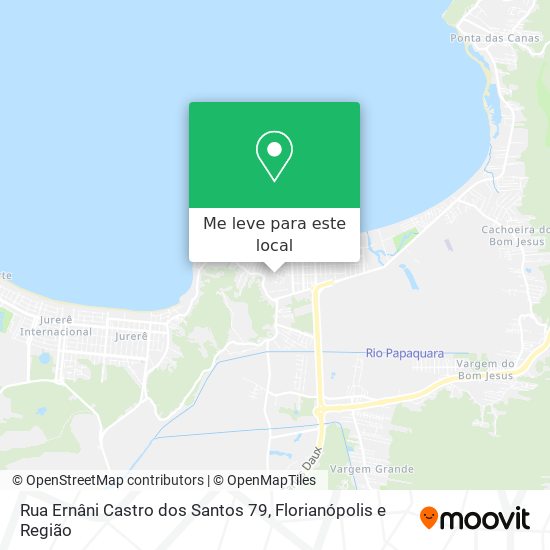 Rua Ernâni Castro dos Santos 79 mapa
