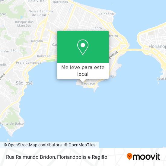 Rua Raimundo Bridon mapa