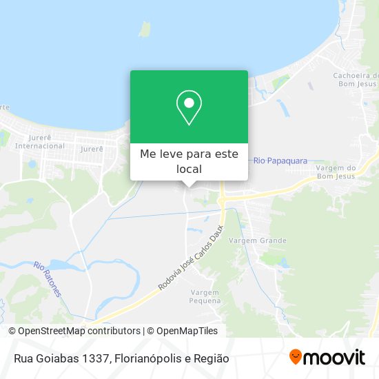 Rua Goiabas 1337 mapa