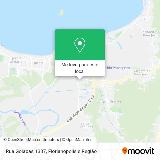 Rua Goiabas 1337 mapa