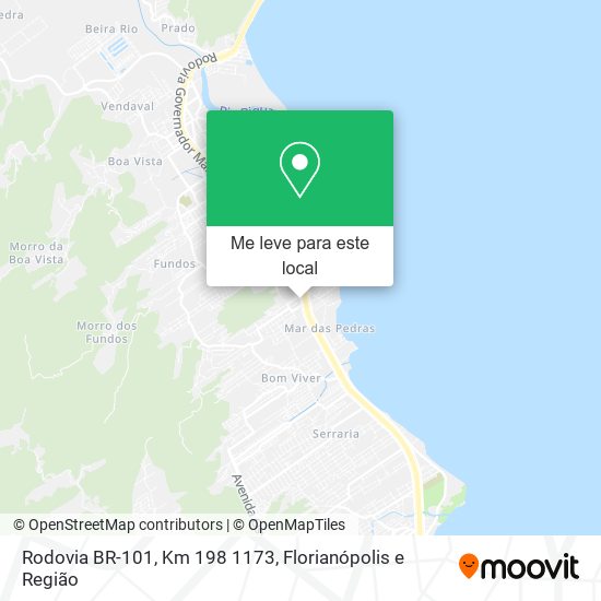 Rodovia BR-101, Km 198 1173 mapa