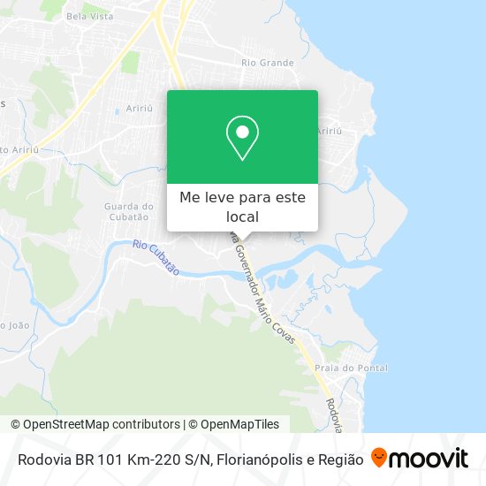 Rodovia BR 101 Km-220 S/N mapa