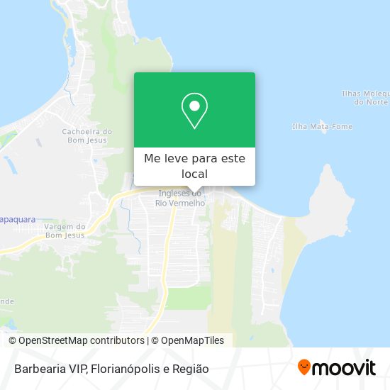 Barbearia VIP mapa