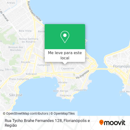 Rua Tycho Brahe Fernandes 128 mapa