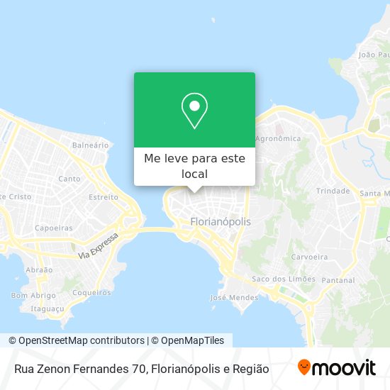 Rua Zenon Fernandes 70 mapa