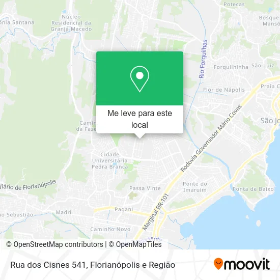 Rua dos Cisnes 541 mapa