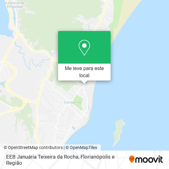 EEB Januária Teixeira da Rocha mapa