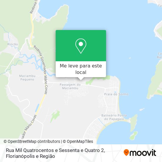 Rua Mil Quatrocentos e Sessenta e Quatro 2 mapa