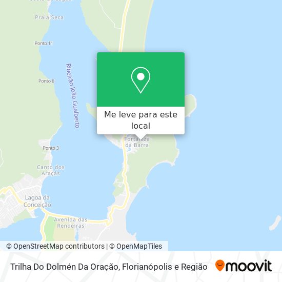 Trilha Do Dolmén Da Oração mapa