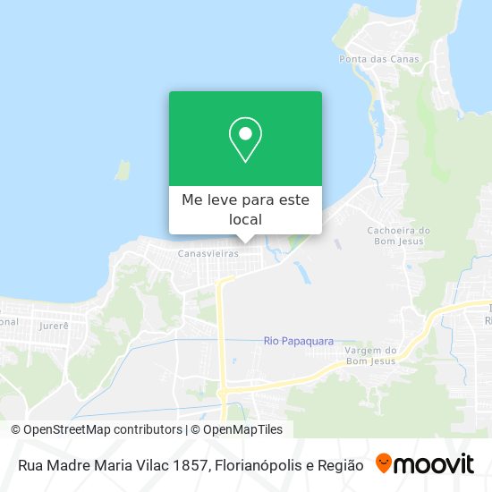 Rua Madre Maria Vilac 1857 mapa