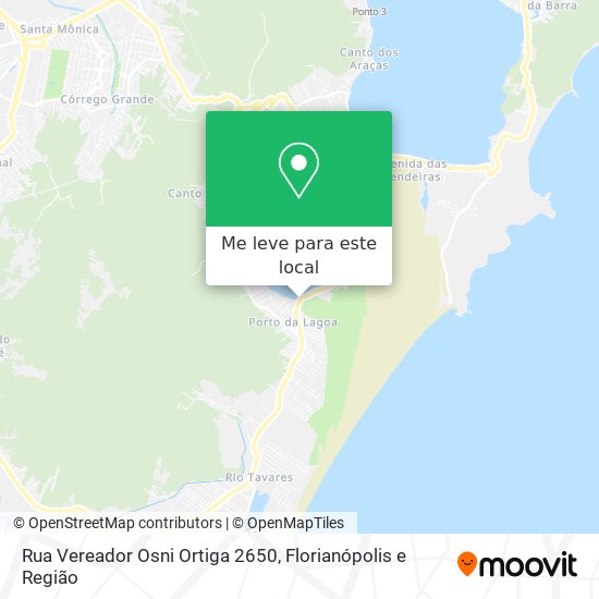 Rua Vereador Osni Ortiga 2650 mapa