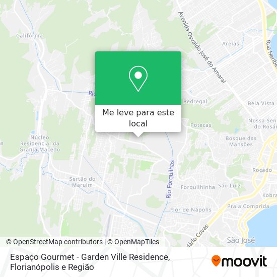 Espaço Gourmet - Garden Ville Residence mapa