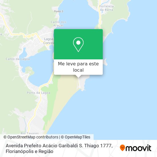 Avenida Prefeito Acácio Garibaldi S. Thiago 1777 mapa