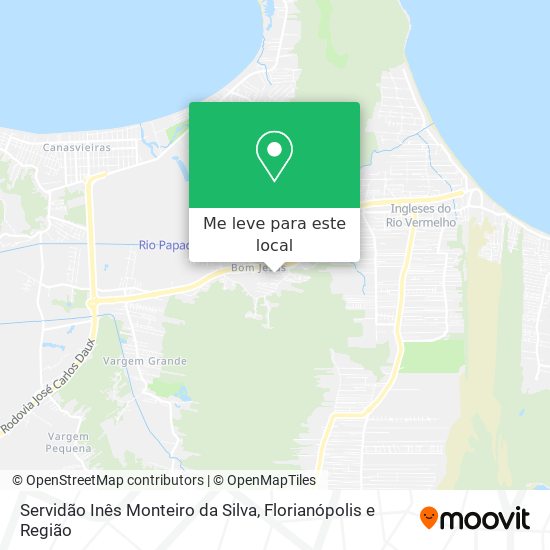 Servidão Inês Monteiro da Silva mapa
