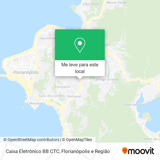 Caixa Eletrônico BB CTC mapa