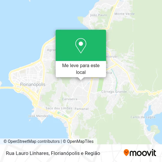 Rua Lauro Linhares mapa
