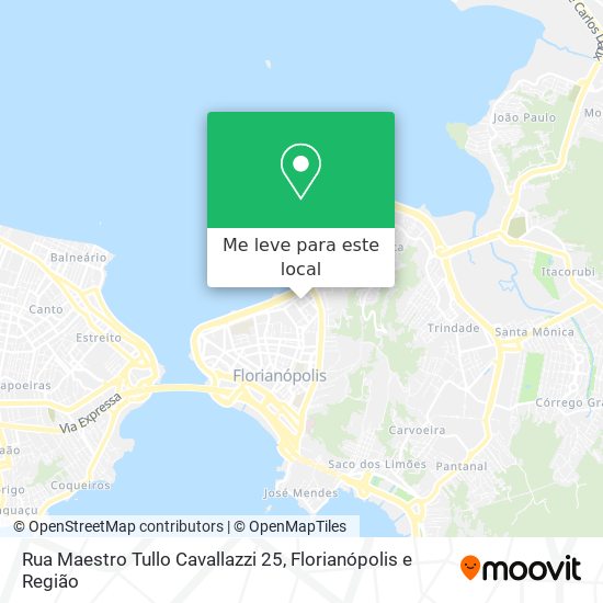 Rua Maestro Tullo Cavallazzi 25 mapa