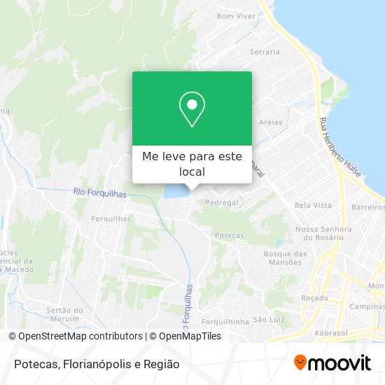 Potecas mapa