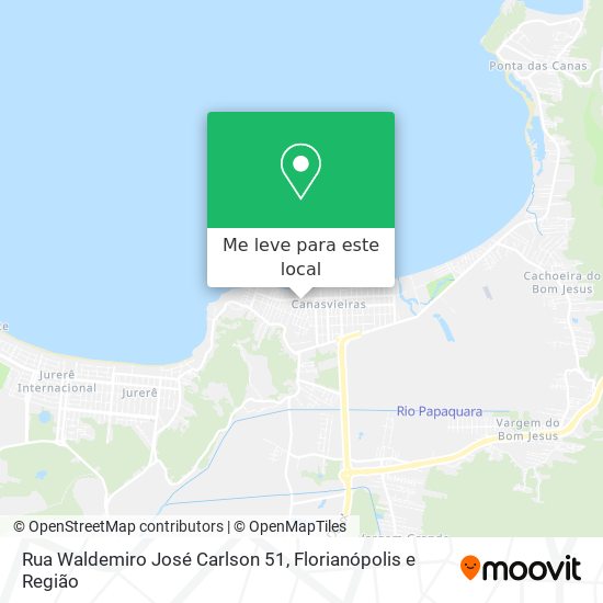 Rua Waldemiro José Carlson 51 mapa