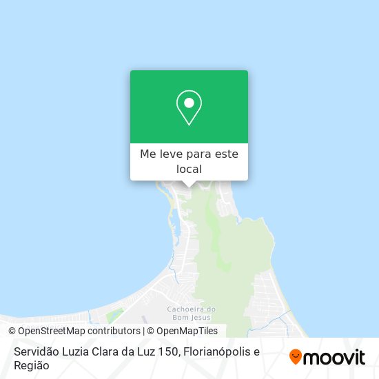 Servidão Luzia Clara da Luz 150 mapa