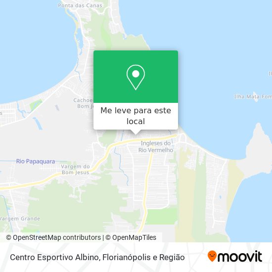 Centro Esportivo Albino mapa
