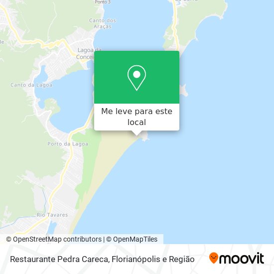 Restaurante Pedra Careca mapa