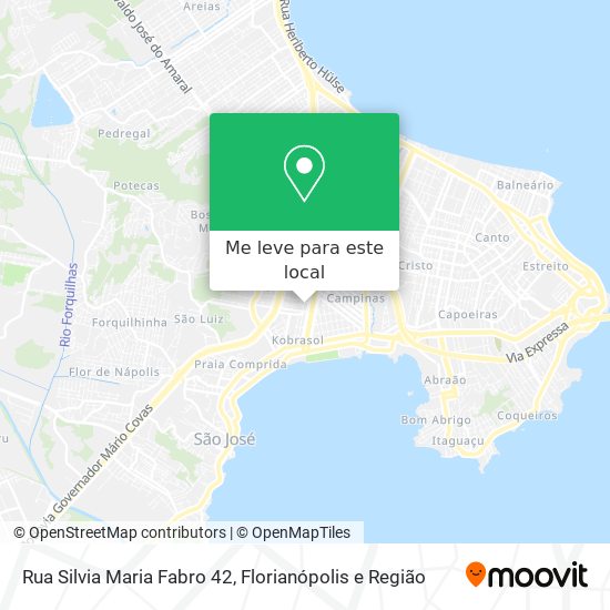 Rua Silvia Maria Fabro 42 mapa