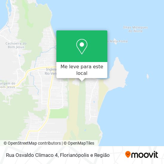 Rua Osvaldo Clímaco 4 mapa
