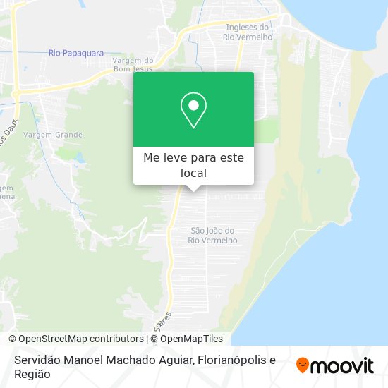 Servidão Manoel Machado Aguiar mapa