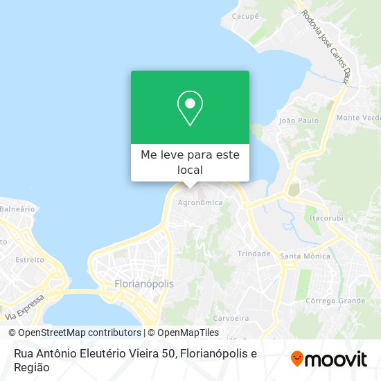 Rua Antônio Eleutério Vieira 50 mapa