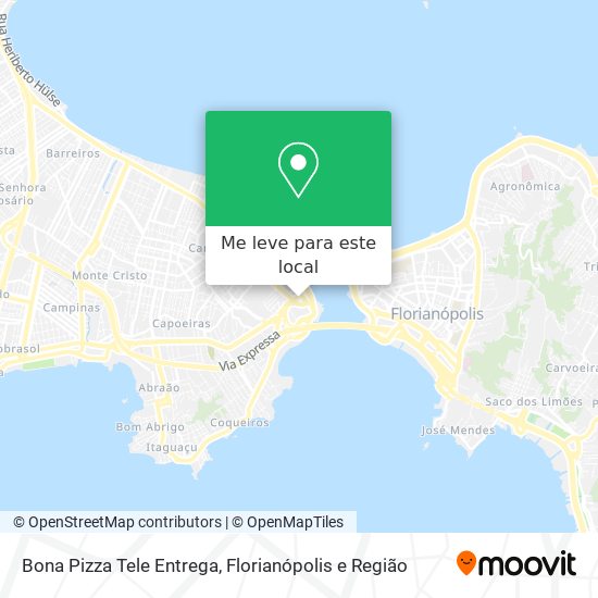 Bona Pizza Tele Entrega mapa