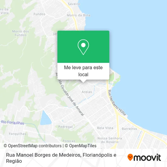 Rua Manoel Borges de Medeiros mapa
