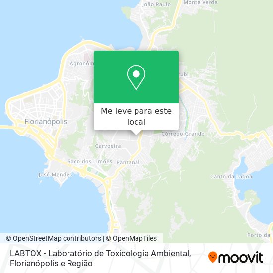 LABTOX - Laboratório de Toxicologia Ambiental mapa