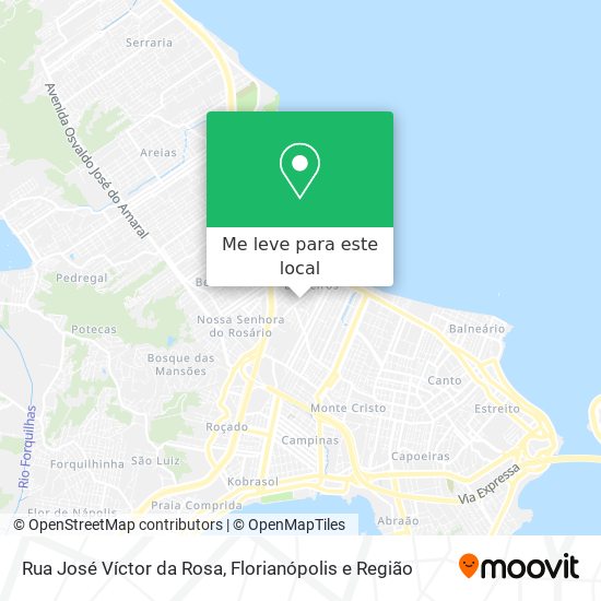 Rua José Víctor da Rosa mapa