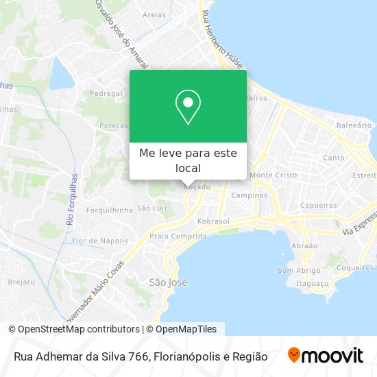 Rua Adhemar da Silva 766 mapa