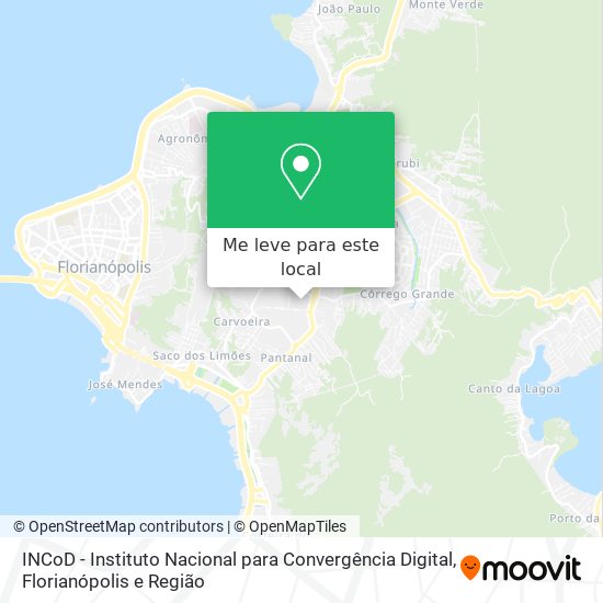 INCoD - Instituto Nacional para Convergência Digital mapa