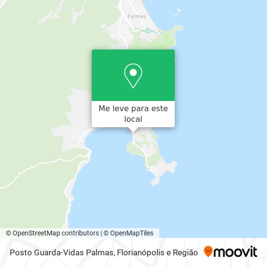 Posto Guarda-Vidas Palmas mapa