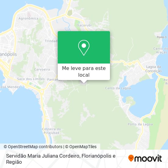 Servidão Maria Juliana Cordeiro mapa