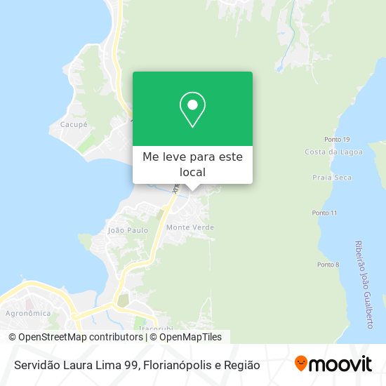 Servidão Laura Lima 99 mapa