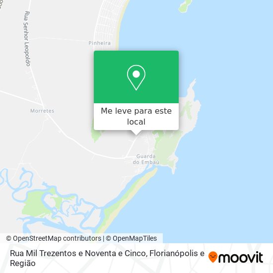Rua Mil Trezentos e Noventa e Cinco mapa