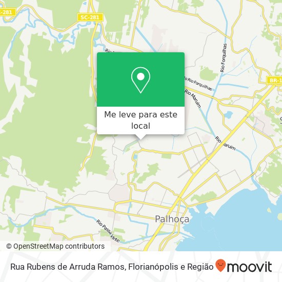 Rua Rubens de Arruda Ramos mapa