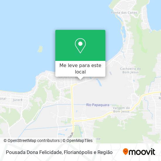 Pousada Dona Felicidade mapa