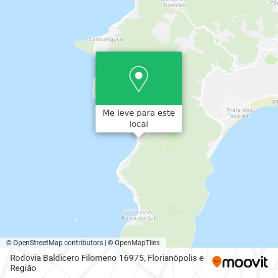 Rodovia Baldicero Filomeno 16975 mapa