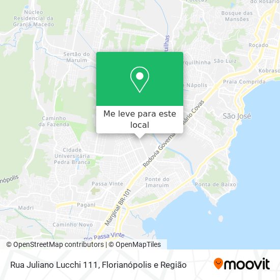 Rua Juliano Lucchi 111 mapa