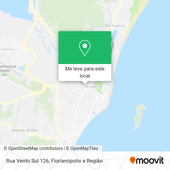 Rua Vento Sul 126 mapa