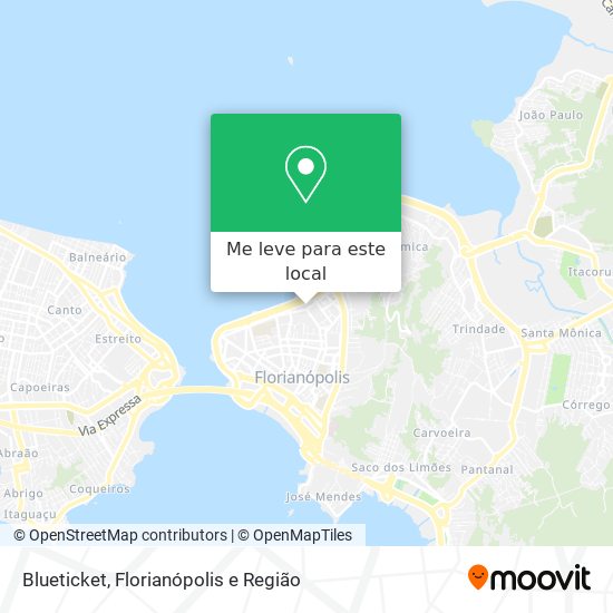 Blueticket mapa